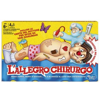 Hasbro Gaming L'Allegro Chirurgo Gioco Da Tavolo per bambini