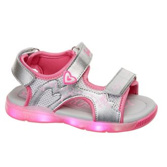 Sandalo con luci Barbie Argento
