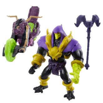 He Man and The Masters of the Universe Skeletor Action Figure con veicolo