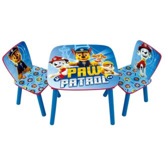 Paw Patrol Set Tavolino e 2 Sedie Blu