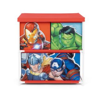 Scaffale portagiochi in metallo Avengers Marvel