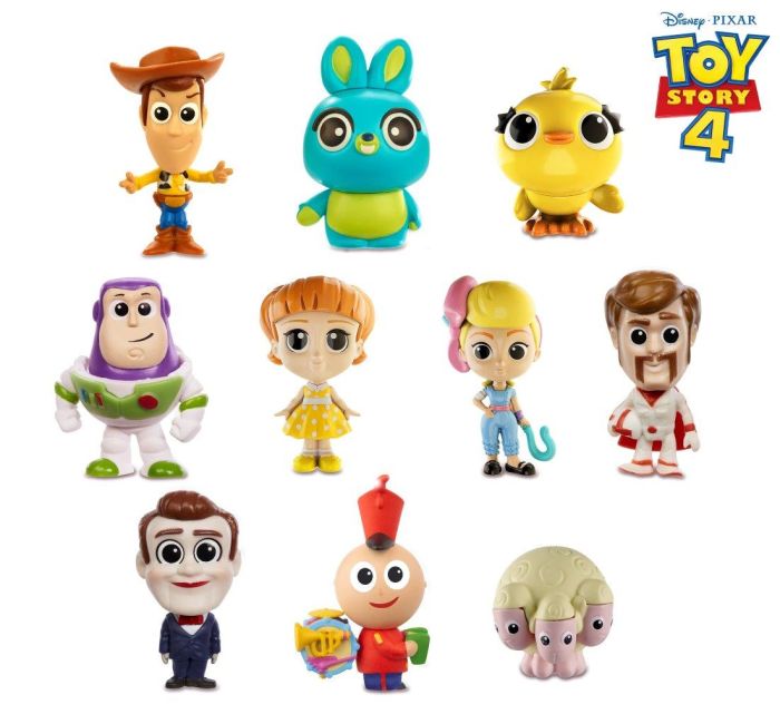 Disney Pixar- Toy Story 4 10 Mini Personaggi da Collezione