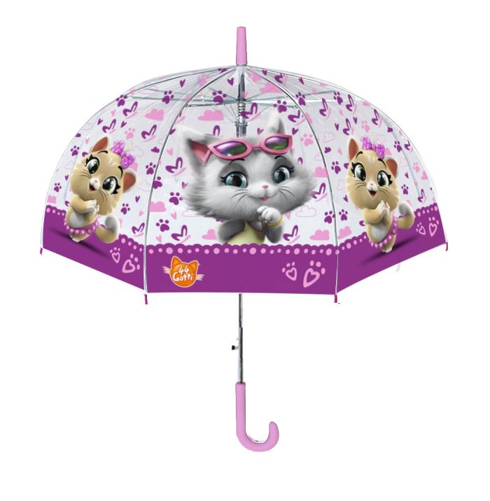 Ombrello Pioggia trasparente Milady 44 Gatti