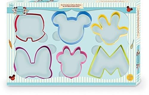 Set di 6 Formine per Biscotti in Metallo Disney Cake Design
